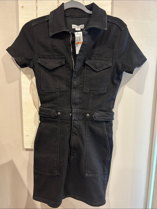 Good American Dresses & Skirts - Good American Fit For Success Black Denim Dress